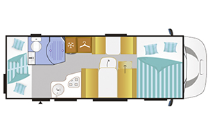 Monzacamper Challenger Genesis C256 - G