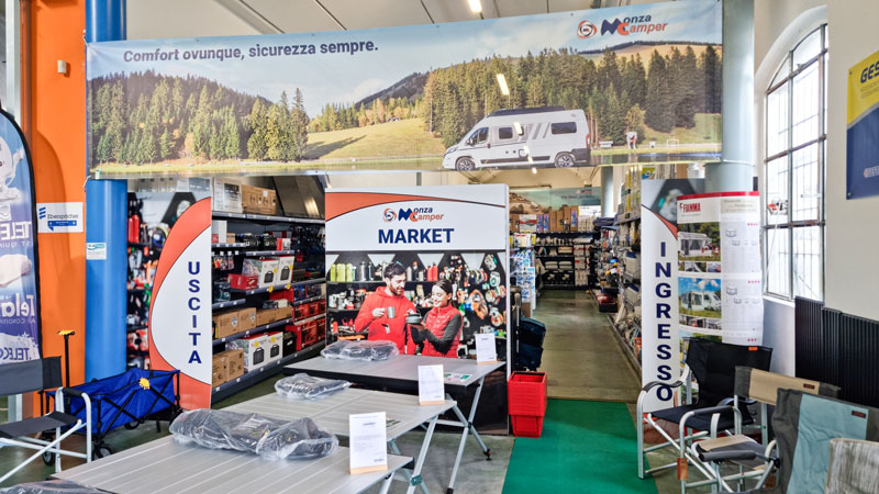 Market accessori fisico Monzacamper a Monza