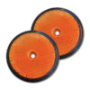 Catadiottro  60 arancio con foro  blister