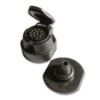 Presa 13 poli in ABS con guarnizione  blister