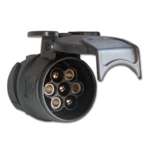PRS3321C_1-2 Adattatore spina 13 poli a presa 7 poli e coperchio  blister