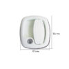 Maniglia esterna 1200  New System  bianca  blister