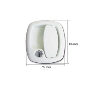 Maniglia esterna 1200  New System  bianca  blister