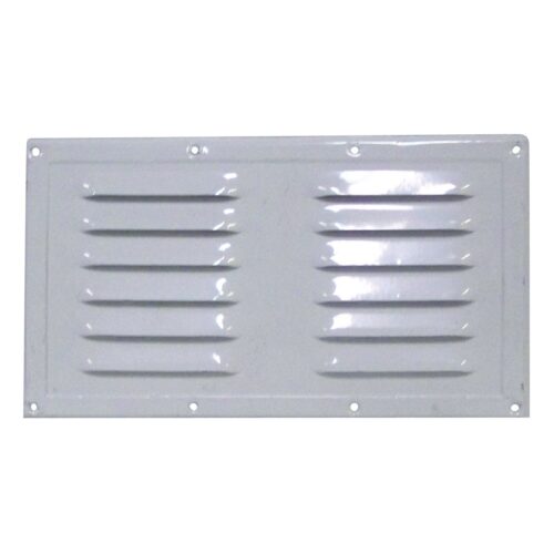 Griglia di ventilazione in alluminio laccato bianco 230 x 130 mm