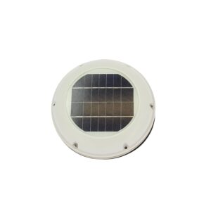 Estrattore solare a ventilazione in plastica bianca