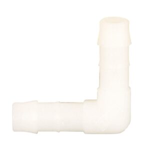 Gomito tubo di plastica diam. 10 mm