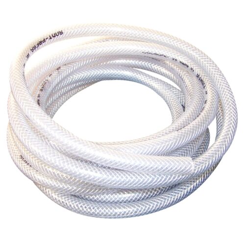 Tubo in PVC rinforzato diam. interno 10 mm / 2 m bianco
