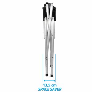 Sedia regista BRUNNER One Shot (grigio/nero)
