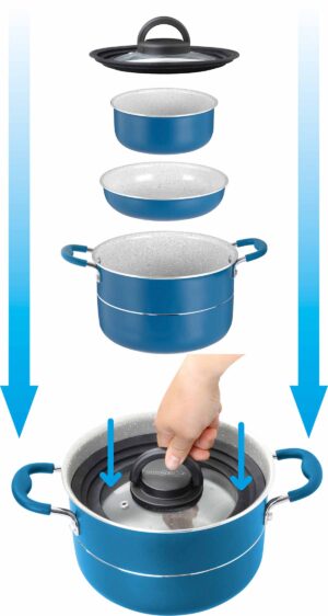 0804082N_3-1 Popote Carezza 7+1 Ø 22cm