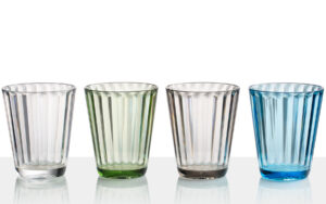 Bicchieri Jazz (4pz) (colori assortiti)