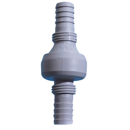Montaggio "In Line" della valvola di non ritorno Per tubo flessibile da 10 mm
