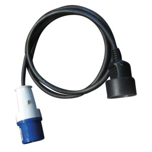 421609_1-1 Adattatore maschio CEE P17 / femmina Schuko