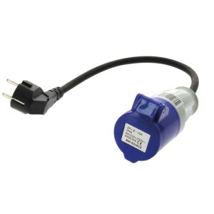 421613_1-1 Adattatore femmina CEE P17 / maschio Schuko