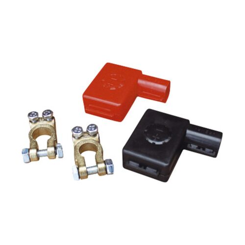 Terminali per batteria con coperchio