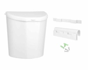 Portarifiuti Pillar XL (bianco)