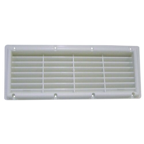 Griglie in plastica integrate con zanzariera bianca