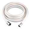 Flessibile doccia raccordo filettato doppio femmina 15/21 (3/8) & 12/17 (1/2)