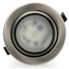 Faretto da incasso con LED cromo