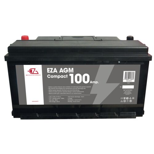 Batteria ausiliaria AGM 100Ah (compatto)