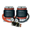 AIR2650_1 Kit sospensioni pneumatiche ExtraTOP Daily gemellato • 6” installato su veicolo commerciale, vista laterale.