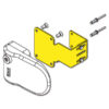 Immagine del Kit Safe Door DD • Ducato > 06 in alluminio anodizzato, evidenziando la robustezza e il design compatto del sistema di sicurezza.