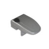ANF1031G_1 Dispositivo di sicurezza Safe Door Frame Grigio FIAMMA installato su porta di camper, mostrando la robustezza del meccanismo.