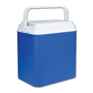 BFR04_2 Dettaglio della connessione 12 V della borsa frigo elettrica, evidenziando la compatibilità con veicoli.