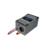 Illustrazione tecnica del boiler scambiatore ad aria 12 V 6 L per installazione in camper.