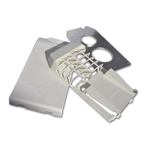 Kit griglia coperchio bianco e staffa