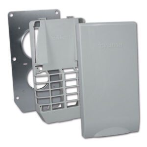 Kit griglia coperchio grigio chiaro e staffa