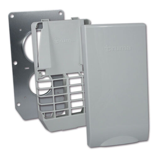 Kit griglia coperchio grigio chiaro e staffa