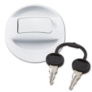 Tappo Zadi con sportellino con cilindretto • bianco