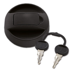 Tappo Zadi con sportellino con cilindretto • nero