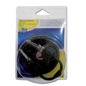 Tappo nero 3 razze Zadi con cilindretto per serbatoi camper e caravan.