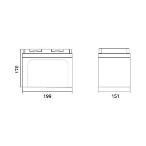Batteria Liontron con BMS • 12,8 V / 40 A