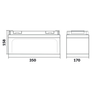 Batteria Liontron Marine con BMS • 12,8 V / 55 A