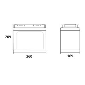 Batteria Liontron con BMS • 12,8 V / 80 A