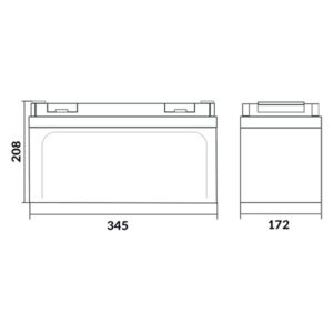 Batteria All In One Liontron • 100 A