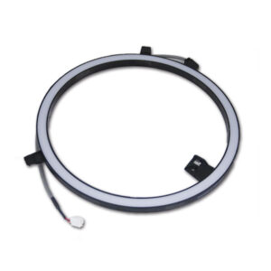 CDZ968_1 Modulo LED per ExtraCLIMA installato nel sistema di climatizzazione, mostrando la diffusione della luce.