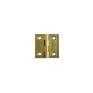 Cerniera piana in ottone 30x30, ideale per mobili di camper e caravan, con finitura resistente.