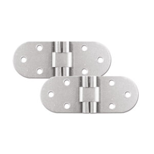 2 cerniere biscotto con fermo • blister