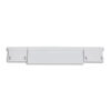 CER510_1 Cerniera alluminio bianco 355 mm con 4 fori per installazione su portelloni di camper e caravan