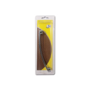 CHR070C_1 Maniglione cromato 178 mm per camper e caravan, vista frontale con finitura lucida.