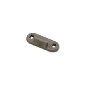 CHR11K_1 Dettaglio del riscontro in plastica 33x13x9 mm per chiusure interne di camper e caravan