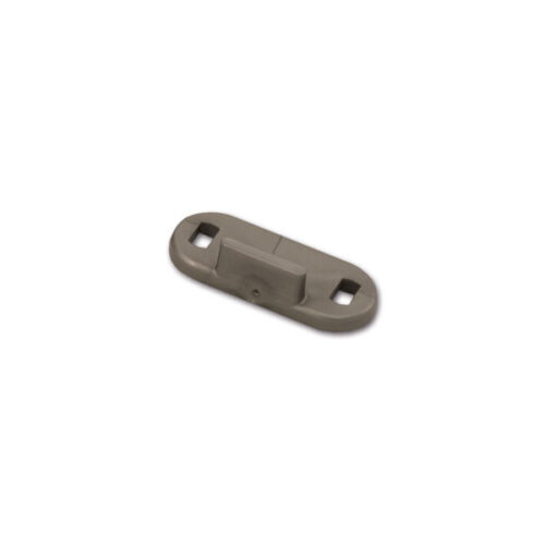 CHR11K_1 Dettaglio del riscontro in plastica 33x13x9 mm per chiusure interne di camper e caravan