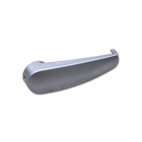 CHR204_1 Maniglia ABS satinato per serrature, dettaglio della finitura e del design ergonomico per camper e caravan.