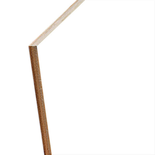 Compensato pioppo • 12 mm • HPL Bianco opaco