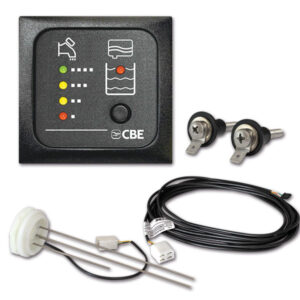 CNR427_1 Pannello LED grigio per il monitoraggio dei livelli di acque chiare e nere nel camper