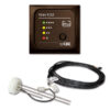 CNR430_1 Pannello LED acque chiare marrone installato su un cruscotto di camper, mostrando il livello dell'acqua. Questo accessorio per serbatoi è essenziale per il monitoraggio.