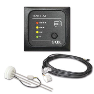 CNR431_1 Pannello LED per il monitoraggio del livello delle acque nere in camper, colore grigio.